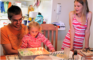 Erin's Birthday with Uncle JP